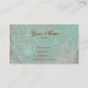 Cartes de visite vintages de coutume de Toile de
