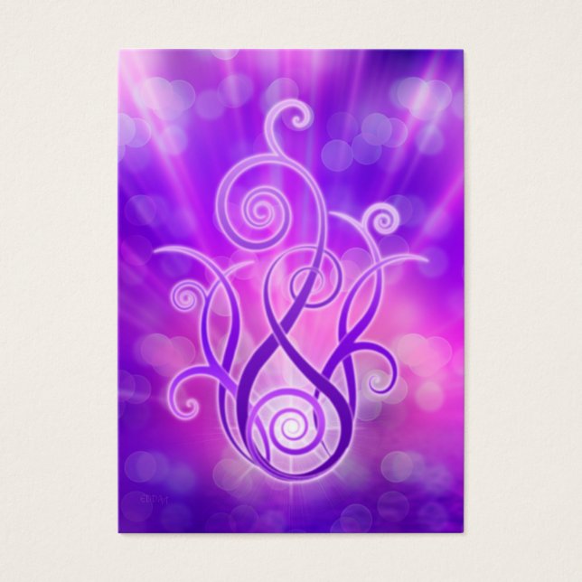 Cartes De Visite Violet Flame / Violet Fire (Devant)