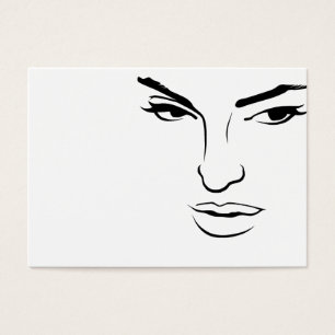 Cartes De Visite Visage de femme