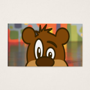 Cartes De Visite Visage d'ours Brown