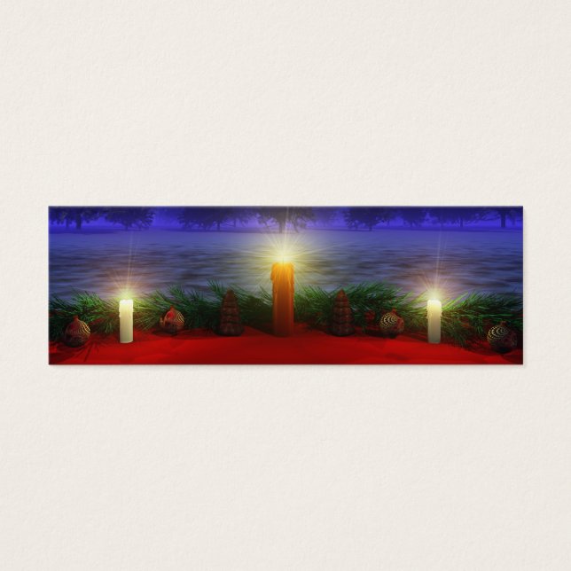 Cartes De Visite Visions plus lumineuses Signets de Noël (Devant)