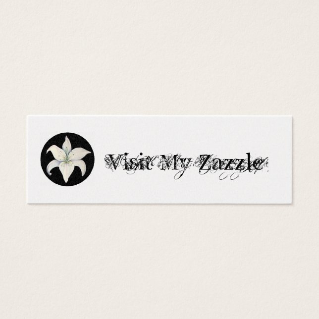 Cartes De Visite Visiter Mon Zazzle (Devant)
