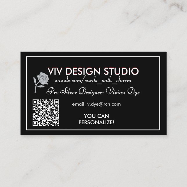 Cartes de visite Viv Design Studio décembre 2025 (Devant)