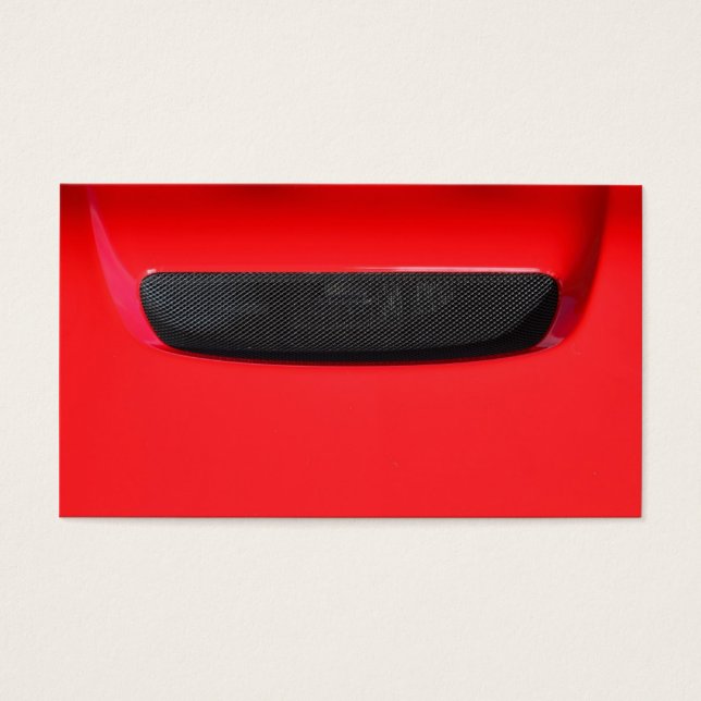 Cartes De Visite Voiture de course Air Vent (Devant)