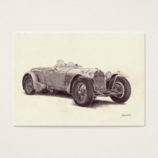 Cartes De Visite Voiture Vintage : Alpha Romeo 8C
