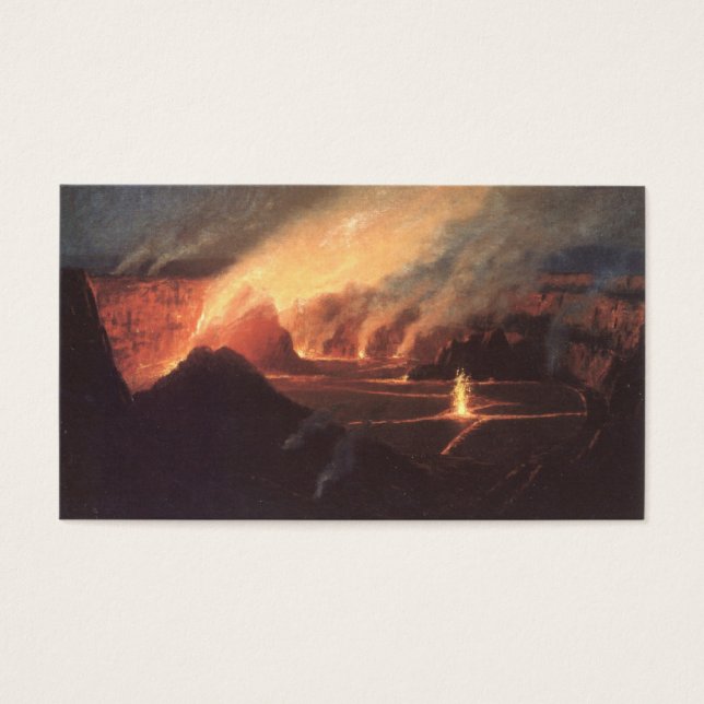 Cartes De Visite Volcan, vers 1880 Hawaii (Devant)