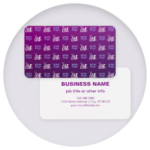 Cartes De Visite Votre logo   2 Images téléchargées ou logos profes