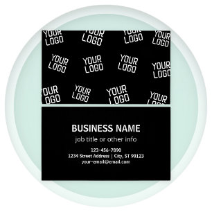 Cartes De Visite Votre logo ou image   Modèle de recherche aléatoir