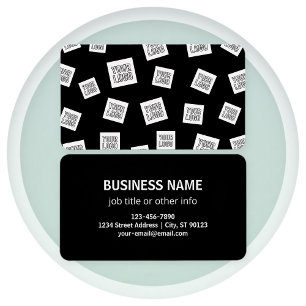 Cartes De Visite Votre logo, photo ou autre image   Placement aléat