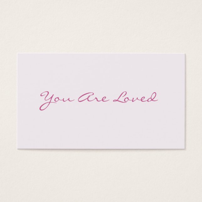 Cartes De Visite Vous êtes amoureux Notes d'amour (Devant)