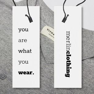 Cartes De Visite Vous Êtes Ce Que Vous Portez - Logo Vêtements Hang
