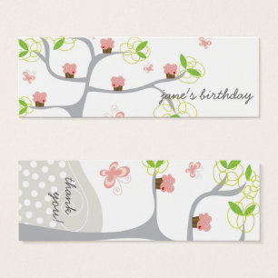 Cartes De Visite Whimsical Cupcakes Tree Birthday do-it-yourself Gi