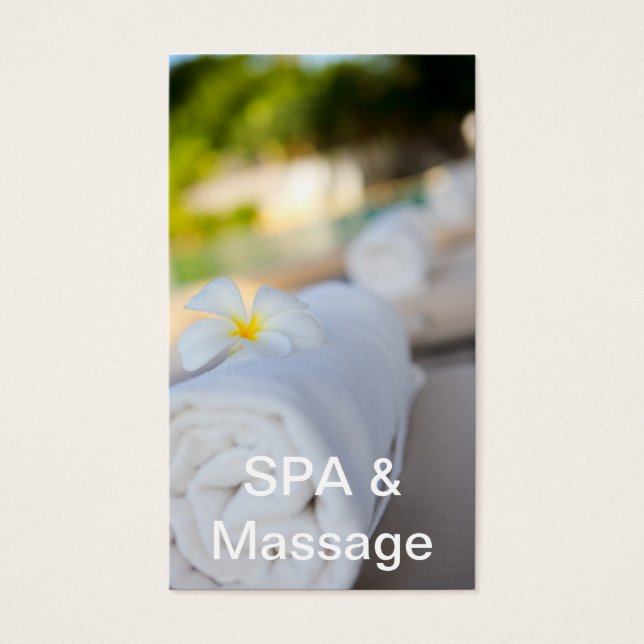 Cartes De Visite White Spa (Devant)