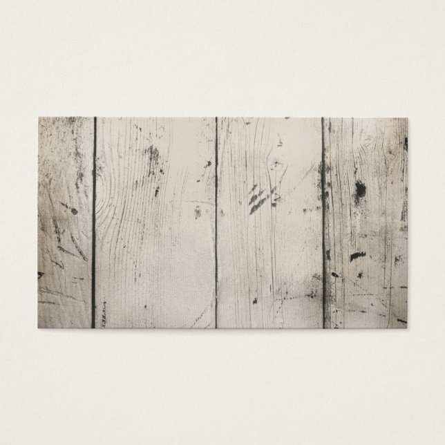 CARTES DE VISITE WHITE-WASHED WOOD TEXTURED GRAIN GROUNDS (Devant)