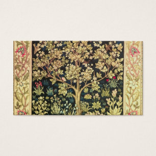 Cartes De Visite William Morris Arbre De Vie Vintage Pré-Raphaélite