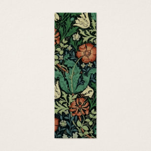 Cartes De Visite William Morris Compton Floral Art