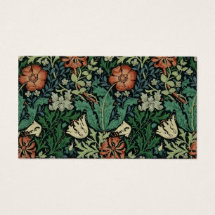 Cartes De Visite William Morris Compton Floral Art