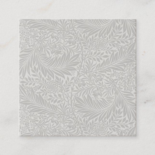  CARTES DE VISITE: WILLIAM MORRIS : LARKSPUR (Devant)