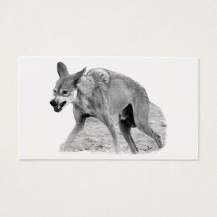 Cartes De Visite Wolf Snarl