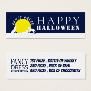 Cartes De Visite Wolves in Moonlight Fancy Dress Competition Ticket