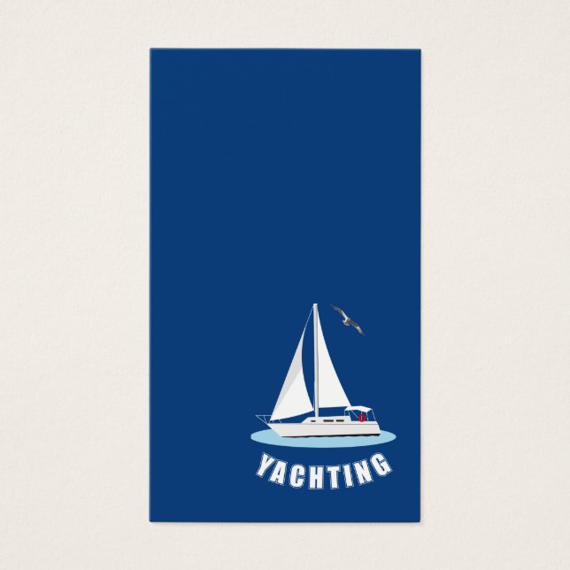 Cartes De Visite Yachting (Devant)