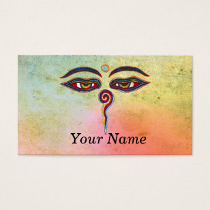 Cartes De Visite Yeux de der Weisheit de Bouddha/Augen