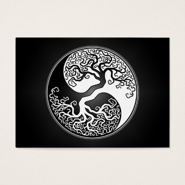 Cartes De Visite Yin Yang Tree (Devant)