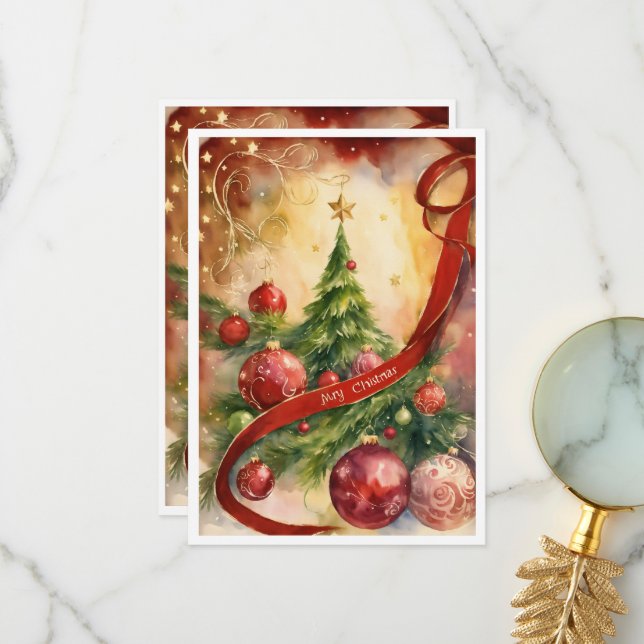 Cartes de vœux (Devant/Arrière en situation)