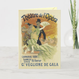 Cartes de voeux Art Nouveau - Théâtre de l'Opéra
