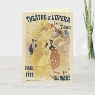 Cartes de voeux Art Nouveau - Théâtre de l'Opéra