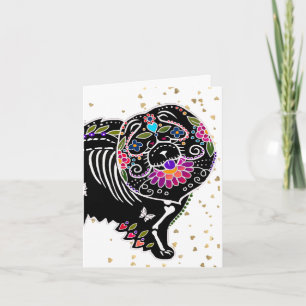 Cartes de vœux artistiques SUGARSKULL CHOW
