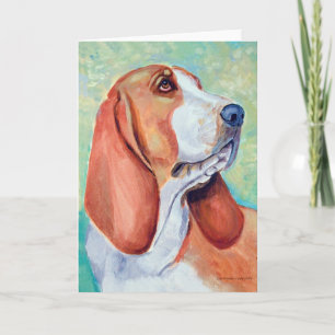 Cartes de voeux Basset Hound