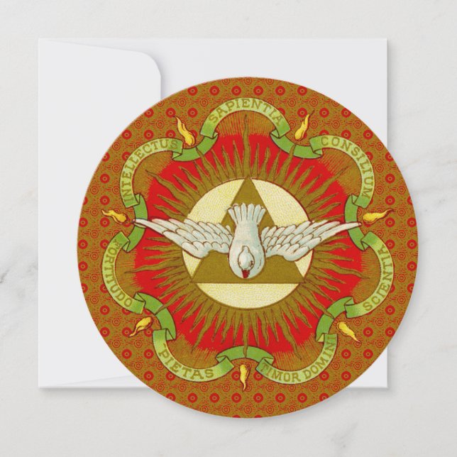 Cartes de vœux (BK 026) Dons du Saint-Esprit (Devant)