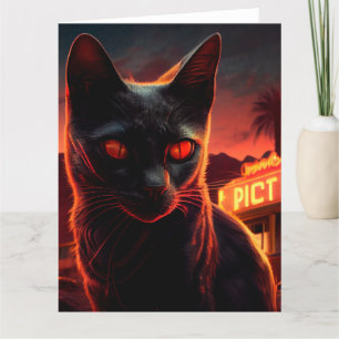 Cartes de vœux Black Cat