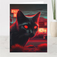 Cartes de vœux Black Cat