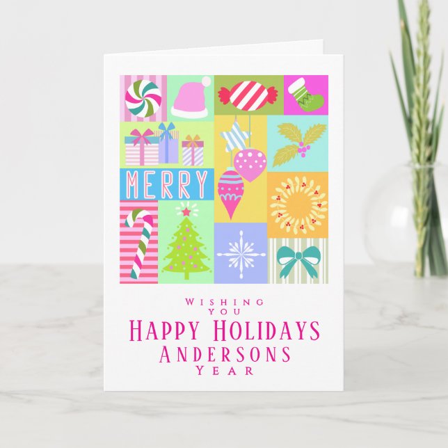 Cartes de voeux Calendrier de Noël (Devant)