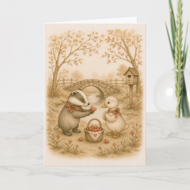 Cartes de vœux Cœurs Fantaisistes  (Devant)