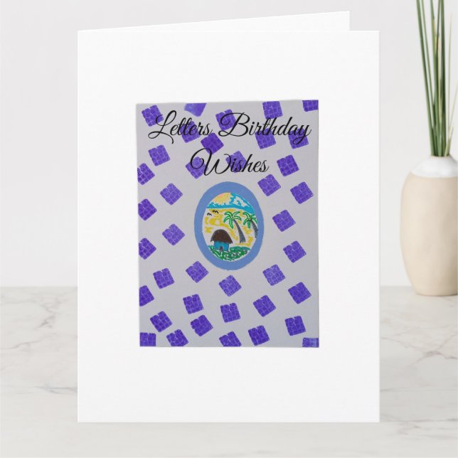Cartes de vœux d'anniversaire (Devant)