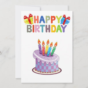 cartes de voeux d'anniversaire