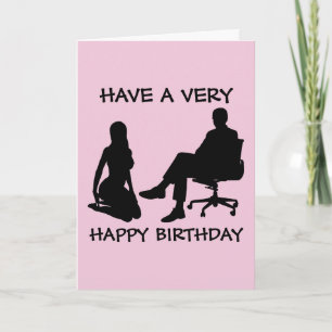 Cartes de vœux d'anniversaire coquines pour soumis