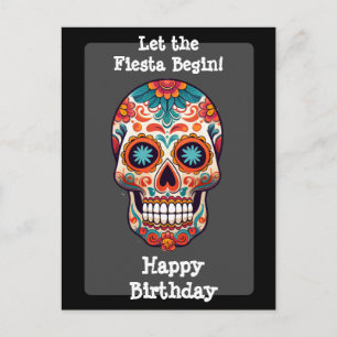 Cartes de vœux d'anniversaire Crâne de Sucre