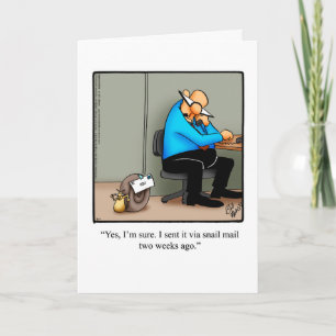 Cartes de voeux d'Anniversaire Drôle