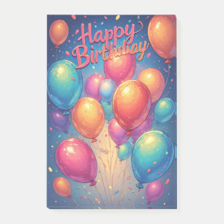 Cartes de vœux d'anniversaire Post-It