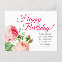 Cartes de voeux d'anniversaire Proverbes 31 Floral