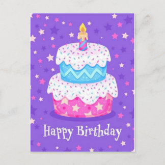 Cartes de vœux d'anniversaire Sensational Stars