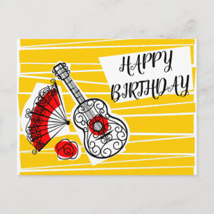 Cartes de voeux d'anniversaire Souvenirs espagnols