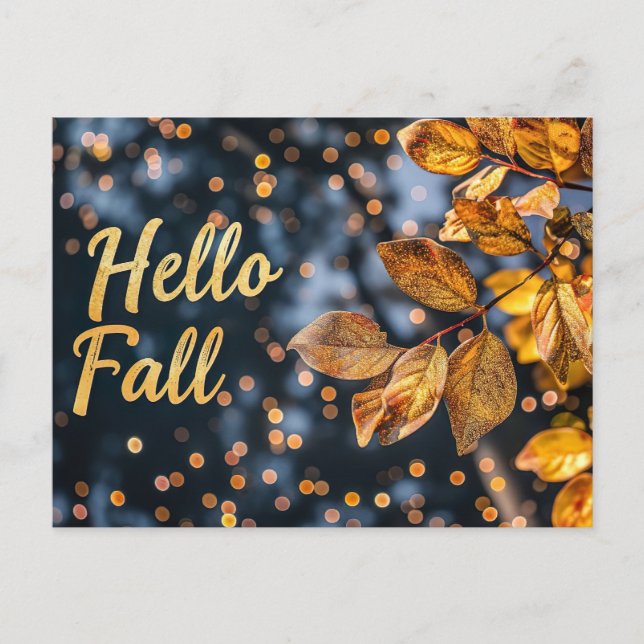 Cartes de vœux d'automne avec citrouilles et fleur (Devant)