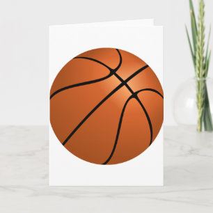 Cartes de voeux de basket-ball
