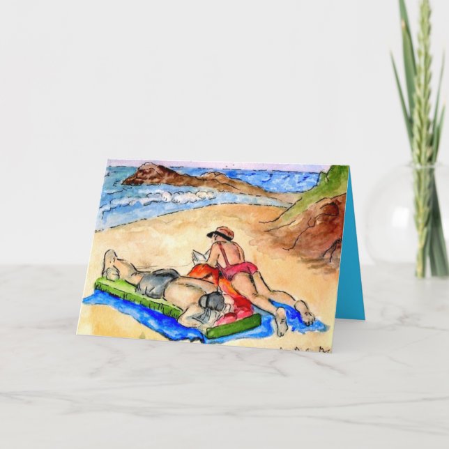 CARTES DE VOEUX DE BEAUX-ARTS - ARTISTE - H (Devant)