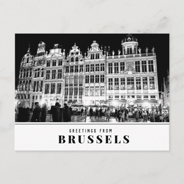 Cartes de vœux de Bruxelles (Devant)